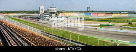 Vista sulla Hockenheim Race Arena di Hockenheim, Germania Foto Stock