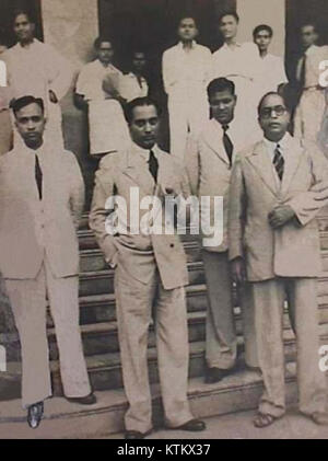 Babasaheb Ambedkar fu un importante giurista indiano, riformatore sociale e il principale architetto della Costituzione indiana. Ha svolto un ruolo chiave nella lotta per i diritti delle comunità emarginate in India. Foto Stock