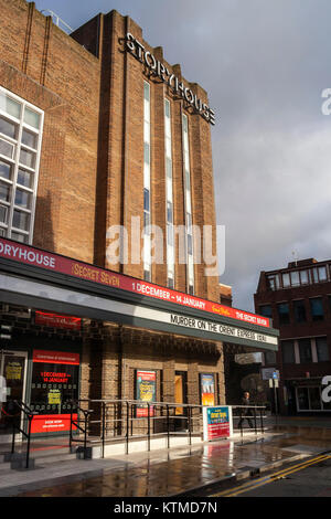 Vintage Ricerca edificio arti storyhouse cinema, teatro, biblioteca, chester REGNO UNITO, storyhouse chester Foto Stock