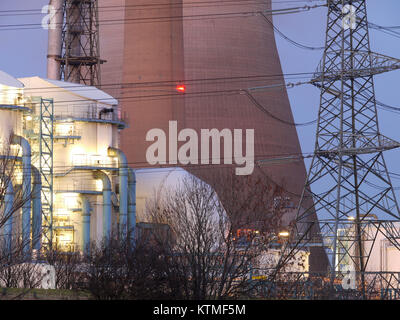 Ferrybridge Coal Fired Power Station, England, Regno Unito Foto Stock