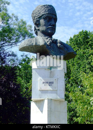 Avram Iancu era un eroe nazionale rumeno, noto per il suo coinvolgimento nelle rivoluzioni del 1848, in particolare nella regione di Nagszalonta. Foto Stock