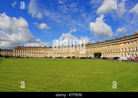 Royal Crescent, Bath, Somerset Foto Stock