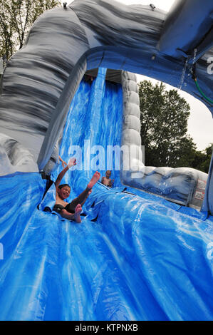 New York la guardia nazionale fiera del divertimento Foto Stock