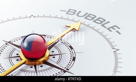 Taiwan ad alta risoluzione il concetto di bolla Foto Stock