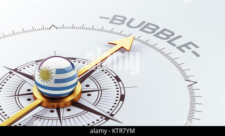 Uruguay ad alta risoluzione il concetto di bolla Foto Stock