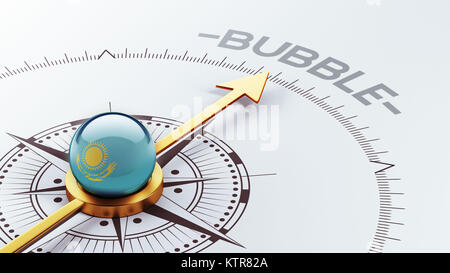 Il Kazakstan ad alta risoluzione il concetto di bolla Foto Stock