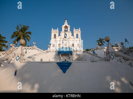 Goa, India - 20 Dicembre 2017 : La Nostra Signora dell Immacolata Concezione chiesa una delle chiese più antiche di Goa, che esisteva già dall'anno 1540. Panjim (Pan Foto Stock