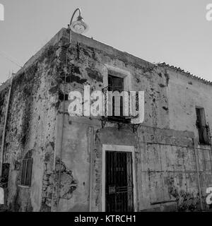 Orroli: un villaggio sardo a mezzogiorno, Sardegna, Italia Foto Stock