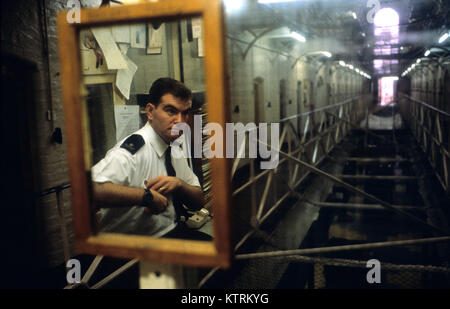 Carcere a Wandsworth UK Gennaio 1989 Foto Stock