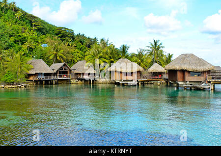 Hotel Sofitel Bora Bora Marara Beach Resort, Bora Bora, Polinesia Francese Foto Stock