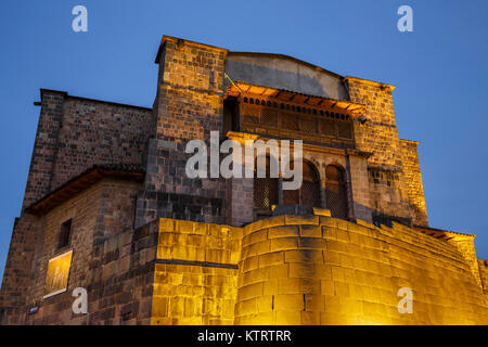 Coricancha, Convento de Santo Domingo del Cusco, Cusco, Perù Foto Stock