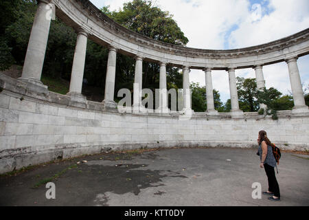 Le colonne parte della Szent Gellert Monumento a Budapest, Ungheria Foto Stock