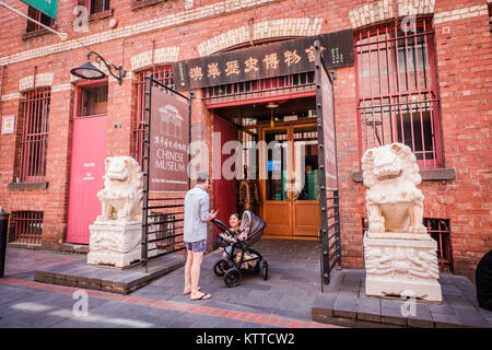 Melbourne chinatown History Museum Foto Stock