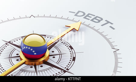 Venezuela ad alta risoluzione il concetto di debito Foto Stock