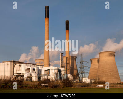 Ferrybridge Coal Fired Power Station,Yorkshire, Inghilterra, Regno Unito Foto Stock