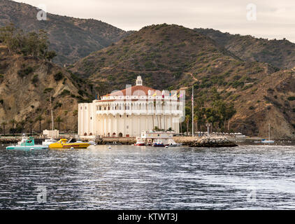 Casino di Avalon sull isola Catalina Foto Stock