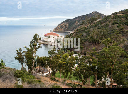 Casino di Avalon sull isola Catalina Foto Stock