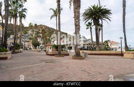 Il lungomare di Avalon sull isola Catalina Foto Stock