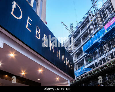 Negozio Debenhams e nuovo sviluppo, Moro, Sheffield Foto Stock