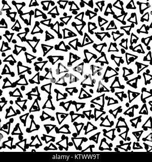 I triangoli irregolari Pattern Illustrazione Vettoriale