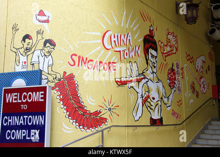 Complesso di Chinatown in Singapore Foto Stock