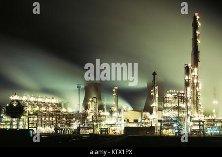 Grangemouth benzina-complesso chimico, Falkirk, Scozia, Regno Unito Foto Stock