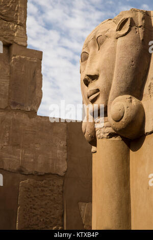 Rovine Khnum sull isola Elefantina, Aswan, Alto Egitto Egitto, Africa Settentrionale, Africa Foto Stock