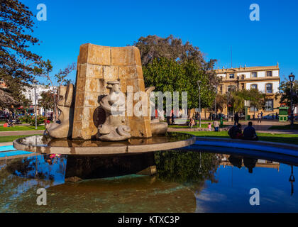 Plaza de Armas, La Serena, Regione di Coquimbo, in Cile, in Sud America Foto Stock