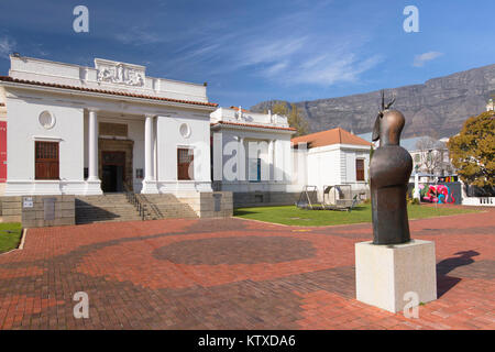 South African National Gallery, società del giardino, Cape Town, Western Cape, Sud Africa e Africa Foto Stock