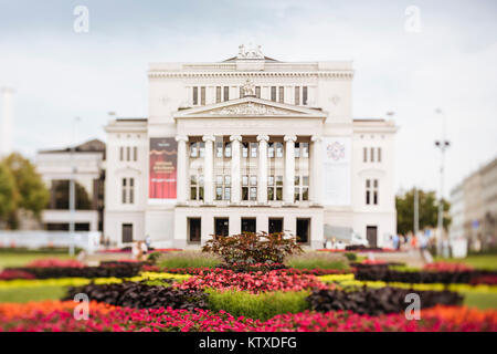 Opera Nazionale Lettone Edificio, Riga, Lettonia, Paesi Baltici, Europa Foto Stock