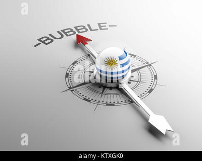 Uruguay ad alta risoluzione il concetto di bolla Foto Stock