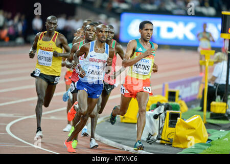 Mo Farah - 10000m uomini Medaglia d'Oro - IAAF World Championships Londra 2017 Foto Stock