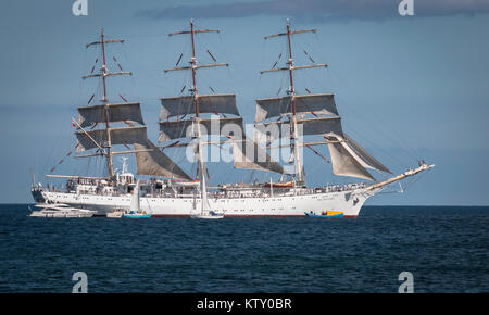 Dar impostazione Młodzieży in vendita in la Tall Ships evento, Blyth 2016 Foto Stock