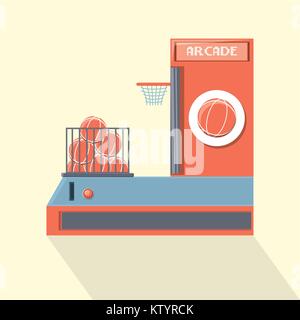 Video arcade game design Illustrazione Vettoriale