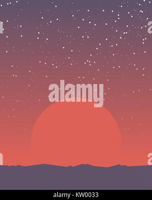 Spazio banner rétro Illustrazione Vettoriale