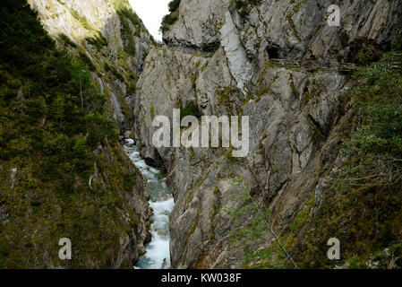 Osttirol Hohe Tauern, Dabaklamm nella valle Dorfer, Dabaklamm Dorfer im Tal Foto Stock