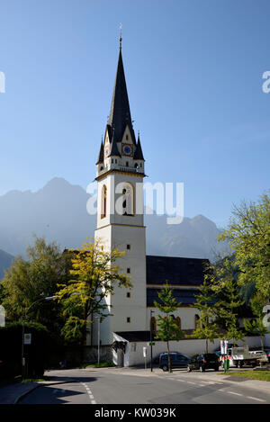 Osttirol Llenz, gotica chiesa parrocchiale San Andr? , Gotische Pfarrkirche St Andrä Foto Stock