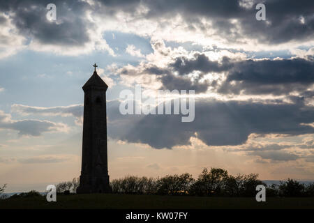 Il Tyndale Monument, Wotton Under Edge, Gloucestershire, Regno Unito Foto Stock