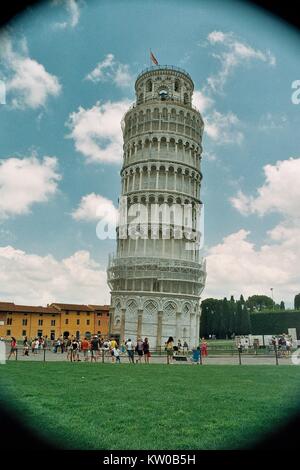 Torre pendente di Pisa Foto Stock