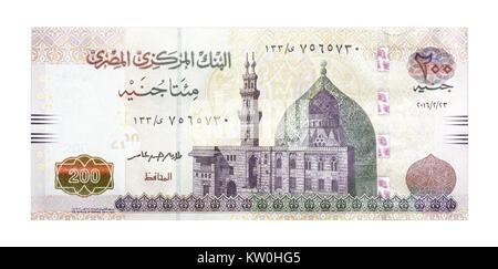 200 sterline egiziane (retro) Foto Stock