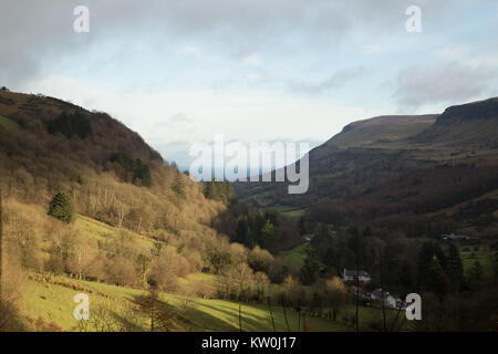 Una vista di Glenariff nella contea di Antrim Foto Stock