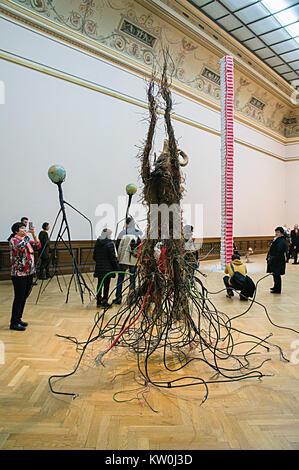 Galerie Rudolfinum, Kristof Kintera: alberi nervoso exhibition Foto Stock