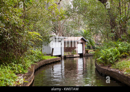 Winter Park Scenic Tour in Barca, Winter Park, Florida Foto Stock