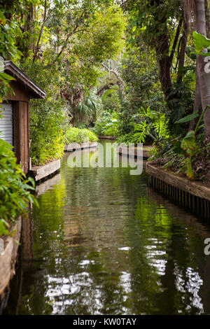 Winter Park Scenic Tour in Barca, Winter Park, Florida Foto Stock