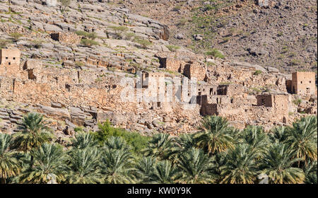 Rovine di Riwaygh come-Safil - Sultanato di Oman Foto Stock