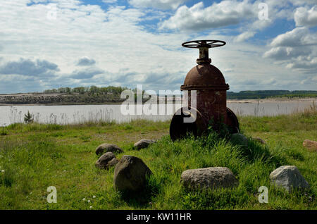 Risultato di data mining scenario, Lusatian paese sul mare, Wanninchen GFN, Schlabendorfer lago, Bergbaufolgelandschaft, Lausitzer Seenland, Schlabendorfer vedere Foto Stock