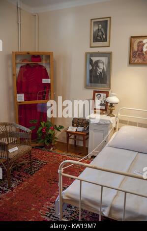 Interno del monastero nel Komańcza, Subcarpathian voivodato, Polonia. Foto Stock