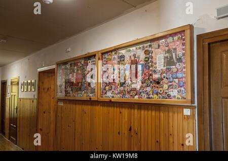 Interno del monastero nel Komańcza, Subcarpathian voivodato, Polonia. Foto Stock