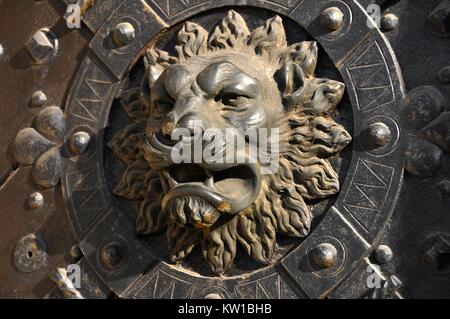Neoromanica chiesa dell'Annunciazione della Beata Vergine Maria. Inowrocław, Kuyavian-Pomeranian voivodato, Polonia. Foto Stock