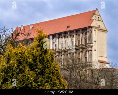 Castello rinascimentale Plumlov in Moravia Repubblica Ceca Foto Stock